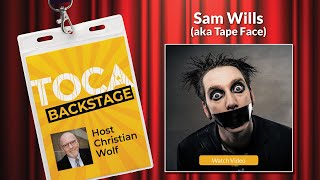 Sam Wills aka Tape Face interview [upl. by Rashida399]