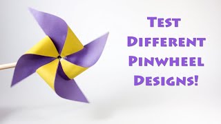 Test Different Pinwheel Designs  STEM Activity [upl. by Ilana]