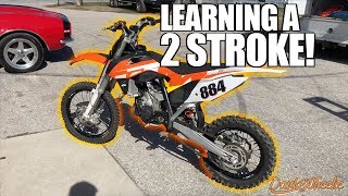 2 STROKE MONSTER  KTM SX85 Test Ride [upl. by Daberath]