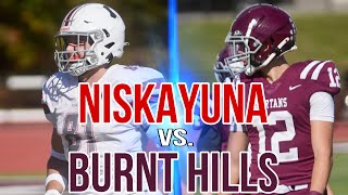 Niskayuna vs Burnt HillsBallston Lake High School Football 2024 [upl. by Bergerac]