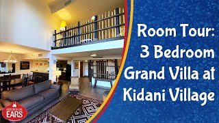 AKL Kidani Village  3 Bedroom Grand Villa Savanna View  Room Tour [upl. by Oriane135]