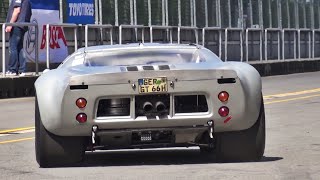 1966 Ford GT40 Mk I Awesome SOUND  Starts Accelerations amp Fly Bys [upl. by Pancho]