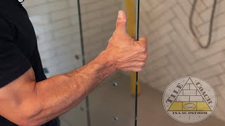 SAVE   How To INSTALL a FRAMELESS Shower Door [upl. by Arraik846]