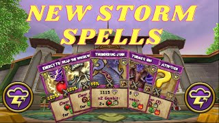 Wizard101  NEW Storm Roshambo Spells [upl. by Botti]