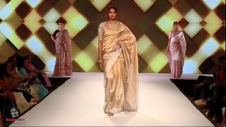 Fashion Week special models sashay in SakhiFashions designer saree [upl. by Buchanan]