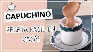 Cómo hacer CAPUCHINO casero fácil ☕ Erika zárate [upl. by Mauer]