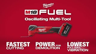 Milwaukee® M18 FUEL™ Oscillating MultiTool [upl. by Ecnerat]