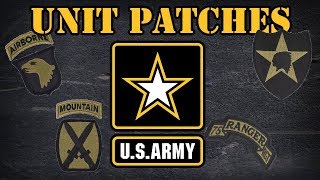 US Army Unit Patches [upl. by Erdman]