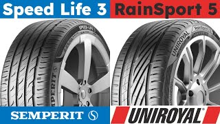 Semperit Speed Life 3 vs Uniroyal RainSport 5 [upl. by Kentigera803]