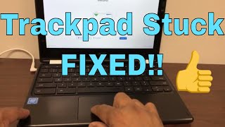 Trackpad wont clickstuck down  FIXED [upl. by Llacam]