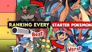 Ranking All STARTER POKEMON from WORST TO BEST [upl. by Ataga]