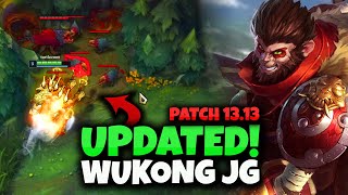 UPDATED Wukong Jungle Guide Patch 1313  KingKongLoL [upl. by Eibbor]