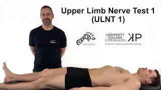 Upper Limb Nerve Test 1 ULNT 1 [upl. by Ardnahsal283]