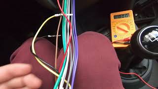 VW Touran Radio RCN 320 Instal CANbus conecting [upl. by Yobybab499]