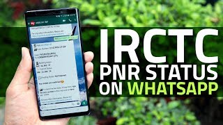 How to Check Your Railway PNR Status on WhatsApp [upl. by Vanny]