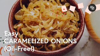 Easy Caramelized Onions OilFree  Minimalist Baker Recipes [upl. by Etakyram884]