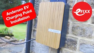 Electric vehicle EV charger installation  Andersen EV A2 for a VW Golf electric  OLEV grant [upl. by Eneleahcim551]