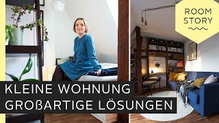 Kleine Wohnung großartige Platzlösungen – Helens Roomstory  Roombeez – powered by OTTO [upl. by Evelc]