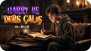 Harry Potter’la Büyülü Ortamda 3 Pomodoro 🪄 25x30x35 studywithme [upl. by Eldin630]