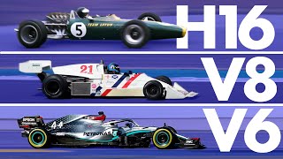 The Incredible Evolution of Formula 1 Engines  Track Evolution [upl. by Johnnie883]