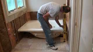 Installing a Whirlpool Jet Tub Part 1 [upl. by Eiramana]