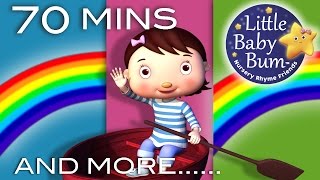 Row Row Row Your Boat  And More Nursery Rhymes  70 Minutes Compilation from LittleBabyBum [upl. by Calmas]