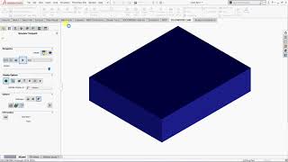 Basic Milling Process in SolidWorks CAM [upl. by Eedolem725]