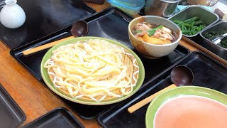 japanese street food  udon noodles うどん [upl. by Mac]