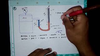 Mecánica de fluidos manometria [upl. by Viradis]