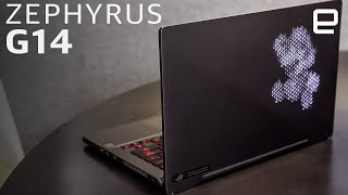 ASUS ROG Zephyrus G14 handson Ryzen power in a lightup laptop [upl. by Andrel]