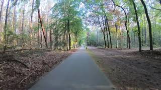 4K  Fiets route door de Leuvenumse bossen Van Elspeet naar Harderwijk [upl. by Accemahs]