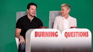 Mark Wahlberg Answers Ellen’s ‘Burning Questions’ [upl. by Fianna]