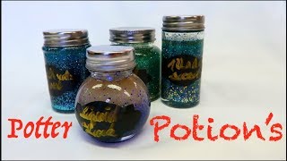 How To Make Super Easy Harry Potter Potions [upl. by Llerdnam]