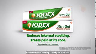 New Iodex UltraGel  Pain Relief Gel English  6 Sec [upl. by Rostand]