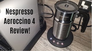 Nespresso Aeroccino 4 Milk Frother Review  Worth upgrading from the Aeroccino 3 [upl. by Adaline69]