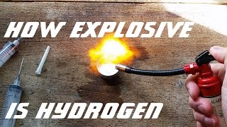 How explosive is hydrogen [upl. by Phillips]