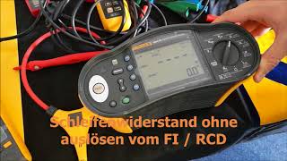 Fluke 1664FC Anlagentester Installationstester VDE0100 Messgerät Funktionen Bedienungsanleitung [upl. by Av]