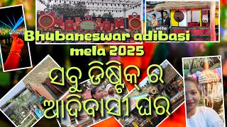 ସବୁ ଡିଷ୍ଟିକ୍ ର ଆଦିବାସୀଙ୍କ ଘର 🏡 all districts tribal Houses🏡 bhubaneswar Adibasi mela vlog odia [upl. by Anaerda]