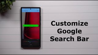 Fully Customize Your Google Search Bar Size Color Logo Transparency [upl. by Ahsitruc]