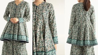 16 Pannel کلیوں والی short designer frock tutorial  Pannel frock cutting and stitching [upl. by Raskin768]