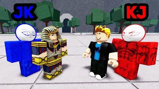 THE STRONGEST BATTLEGROUNDS What If EVERY 20 Bacon Players Awakening Fight Pharaoh  Roblox Games [upl. by Admana470]