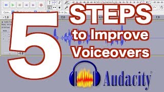 5 STEPS to Improve Your VOICEOVER in Audacity [upl. by Whetstone]