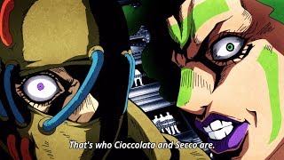 ジョジョ Thats who Cioccolata and his pet Secco are 『HD』 [upl. by Egni511]