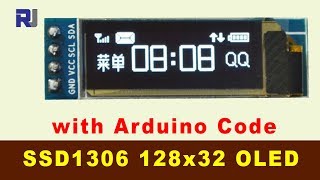 How to use SSD1306 128x32 OLED Display I2C with Arduino code [upl. by Waite320]