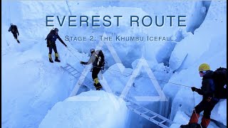 Climbing Everest  Route Breakdown  Stage 2 Khumbu Icefall [upl. by Evante591]