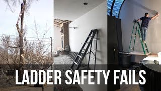 50 of the Most Extreme Ladder Safety Fails  Volume 1 [upl. by Studdard]