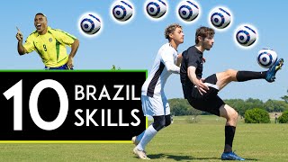 TOP 10 BRAZILIAN SKILL MOVES [upl. by Marston]