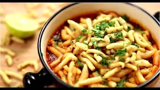 Sev Ki Sabzi  How To Make Sev Bhaji  Quick Five Minutes Gujarati Recpe By Ruchi Bharani [upl. by Hanima46]