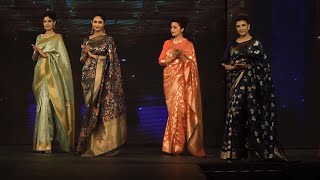 Best Top Indian Saree Fashion Show Top Indian Model In Sarees [upl. by Garold219]