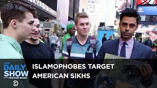 Confused Islamophobes Target American Sikhs The Daily Show [upl. by Adnawed]